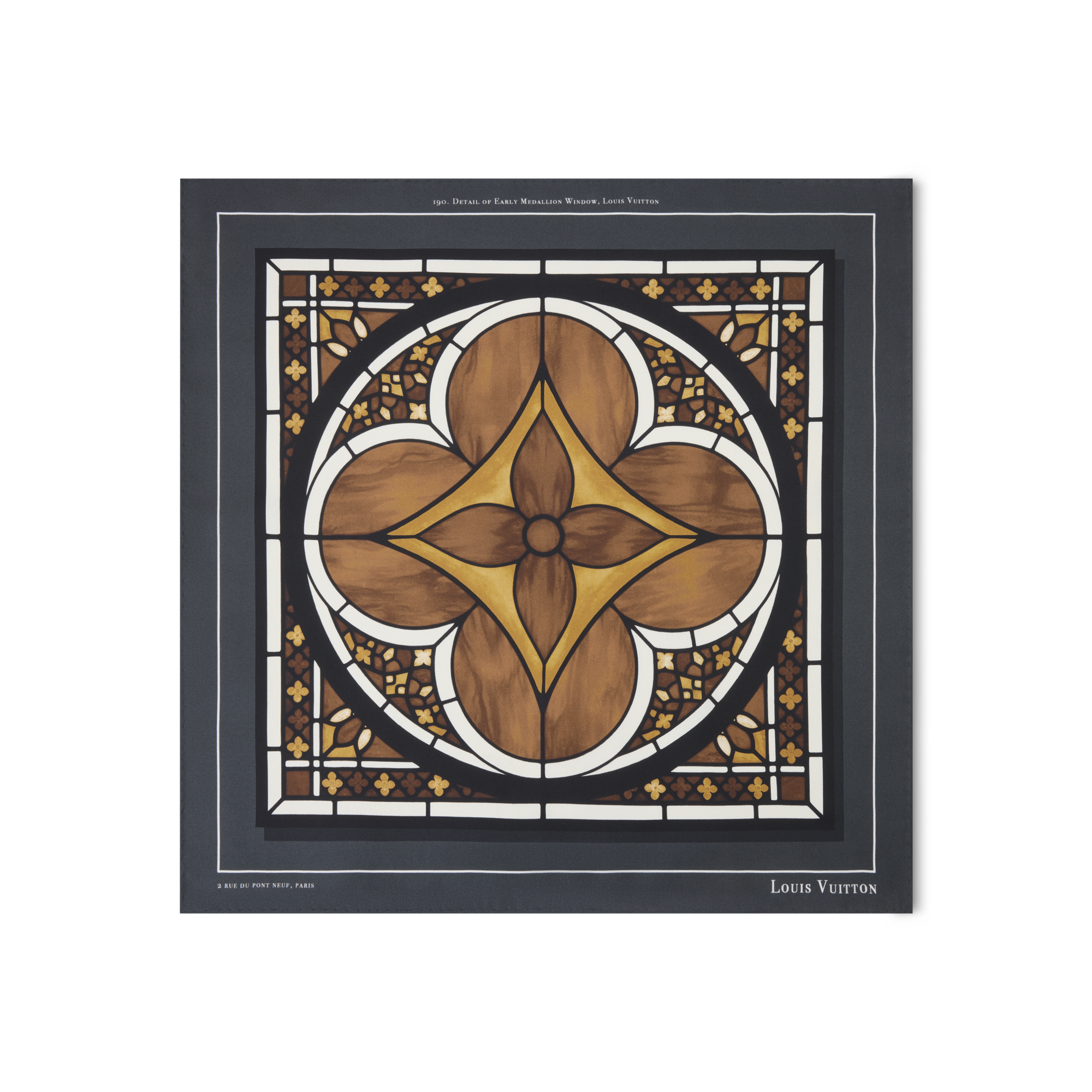 Stained Glass Flower Silk Square S00 - Accessories M99921 | LOUIS